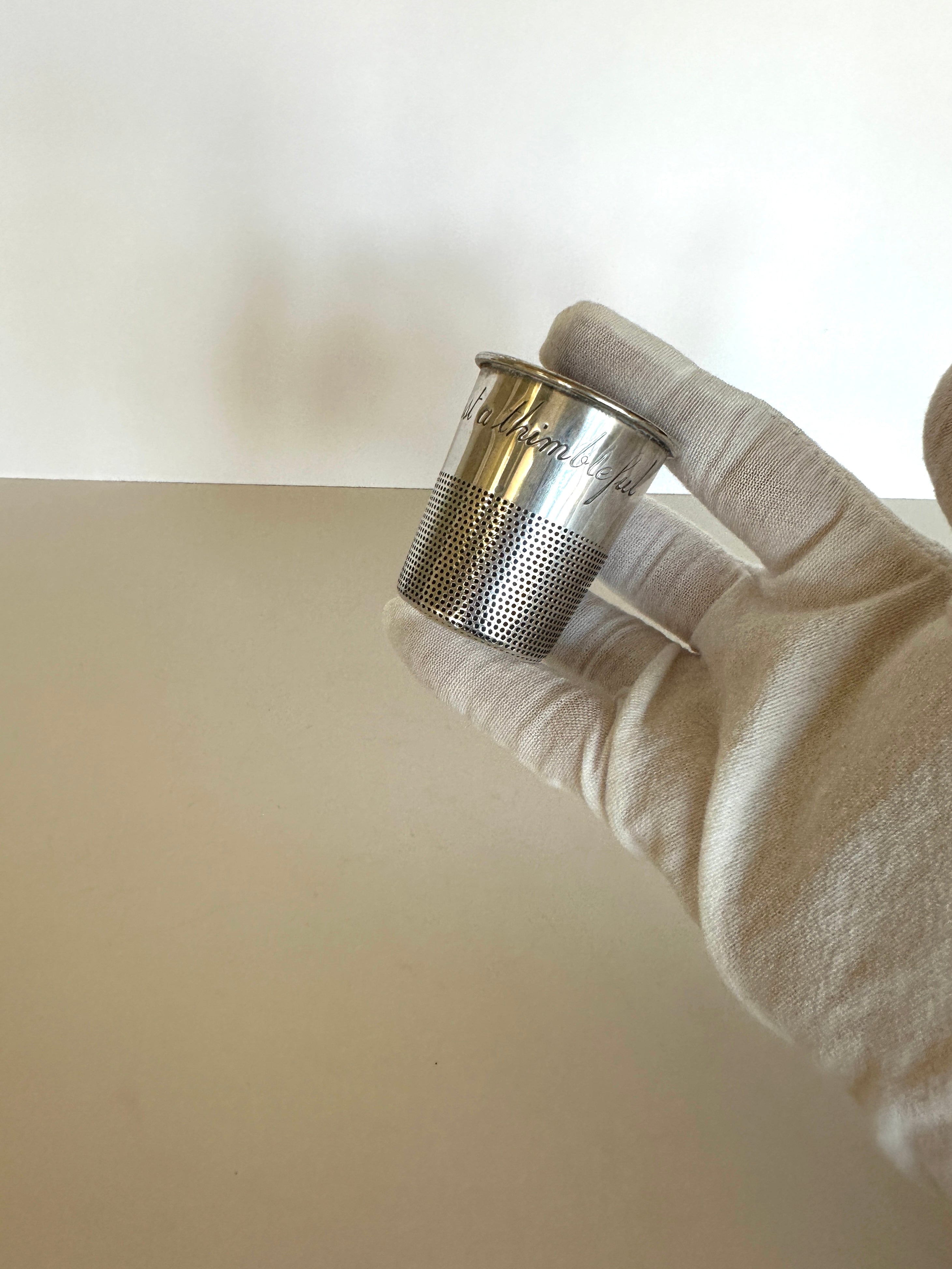Sterling Thimble Jigger by Towle