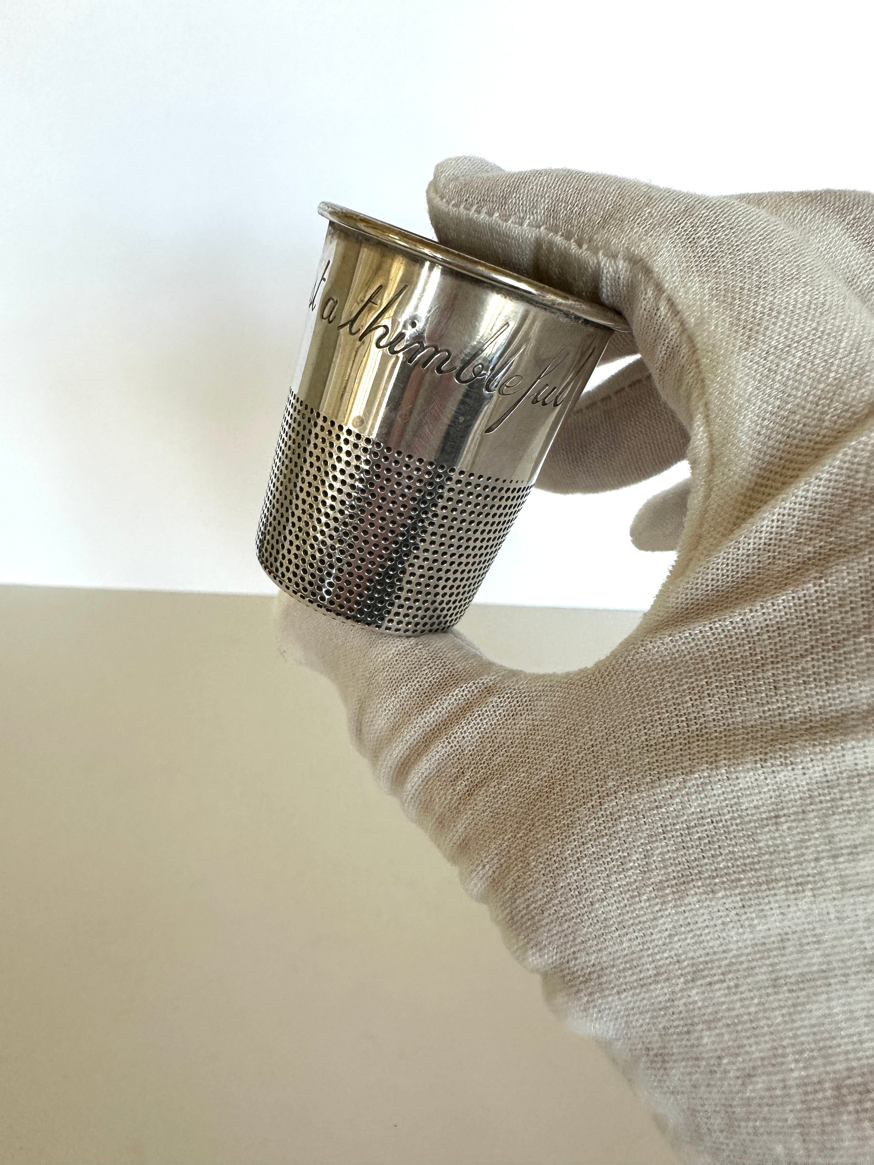 Sterling Thimble Jigger by Towle