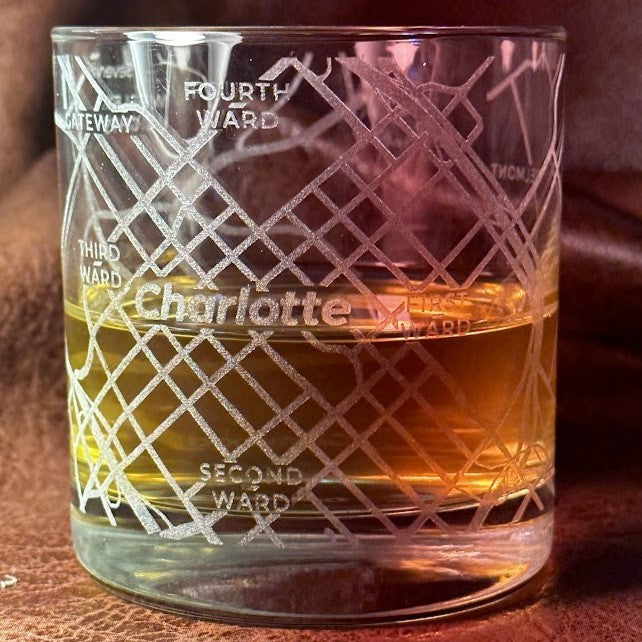 Personalized City & Hometown Maps Glasses
