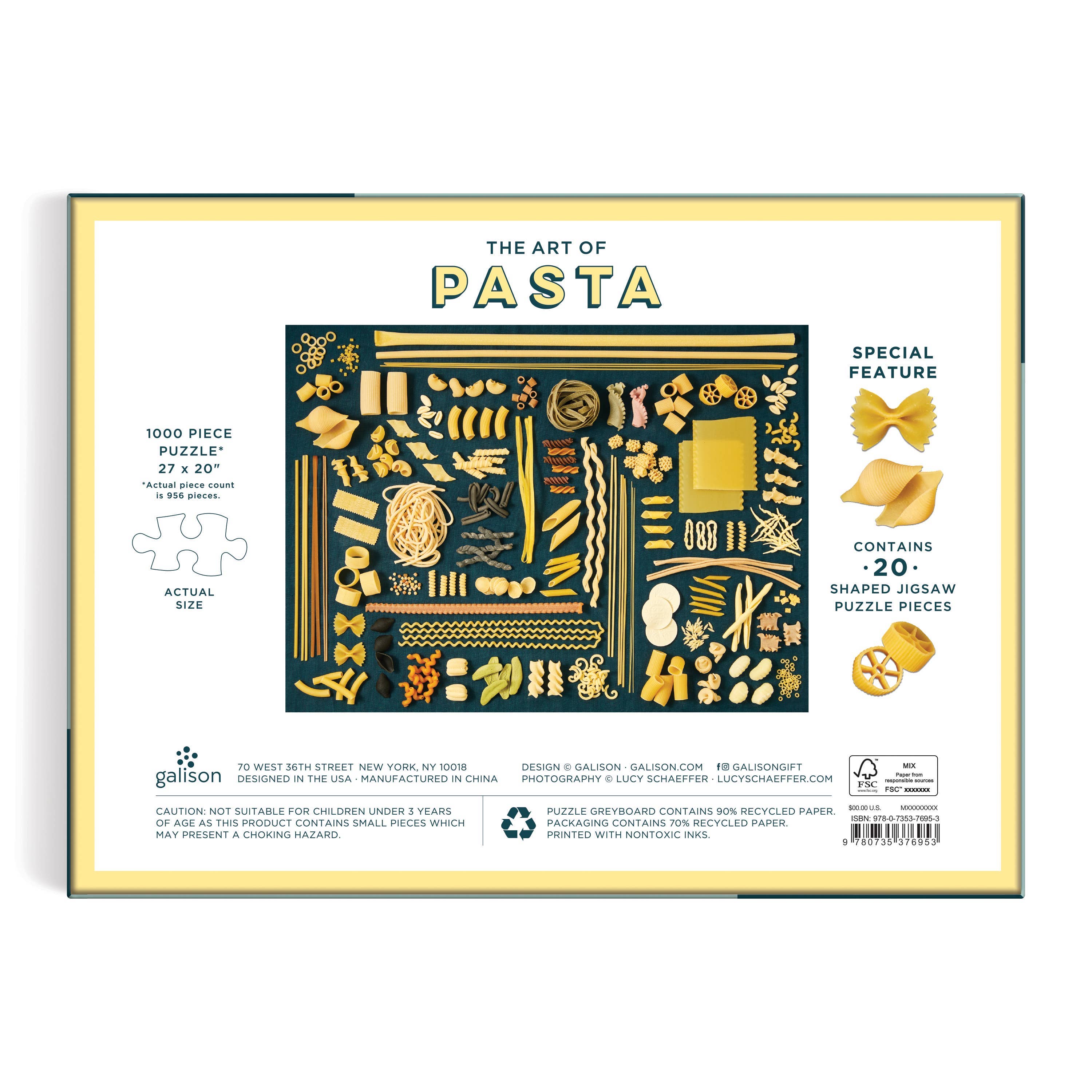 The Art of Pasta 1000 Piece Puzzle